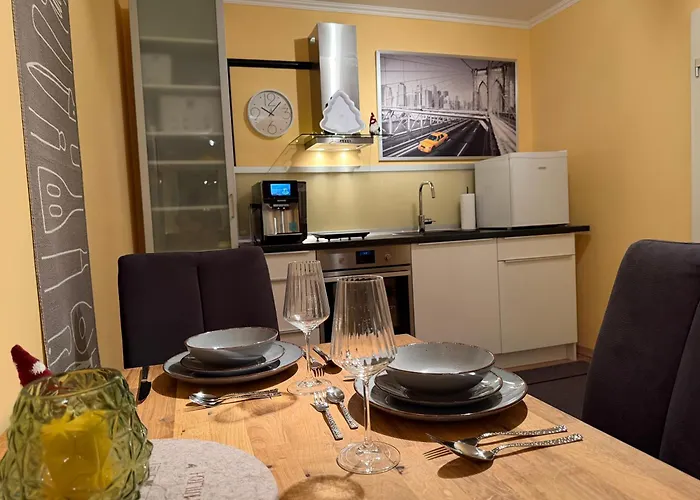 Neu! Innenstadt Inkl Bettwaesche Und Handtuecher Kaffeevollautomat Und Balkon * Бад-Гарцбург